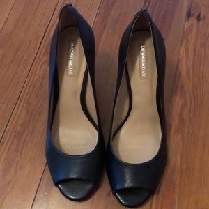 Antonio Melani Great condition Black Peep Toe Heel